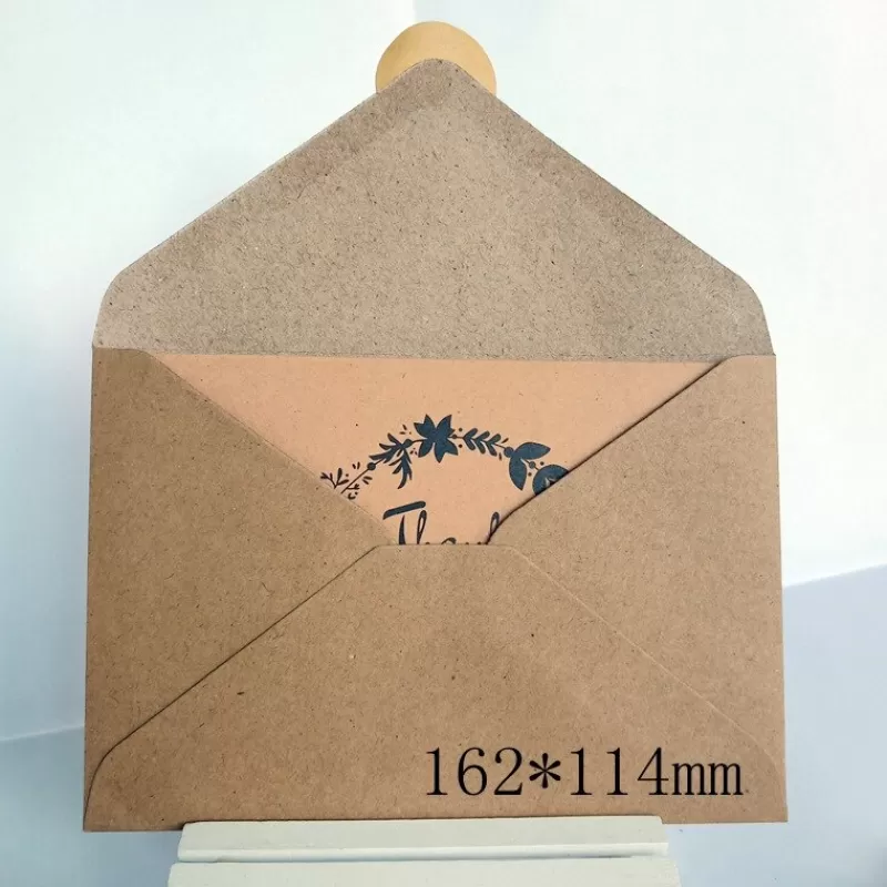 Best SOC Kraft Paper Brown 162*114mm Paper Envelopes 100pcs