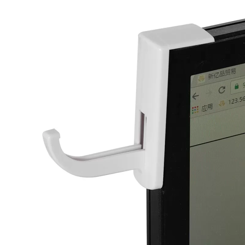 Outlet SOC 1pc Earphone Holder Headphone Headset Hanger Holder Hook Tape Sticker For Desk PC Display Monitor Household Accessories