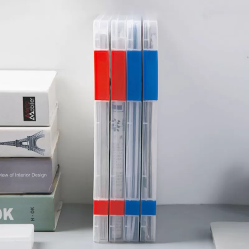 Flash Sale SOC 1Pcs Portable A4 Transparent Storage Box Clear Plastic Document Paper Filling Case File Waterproof Dustproof Office Supplies