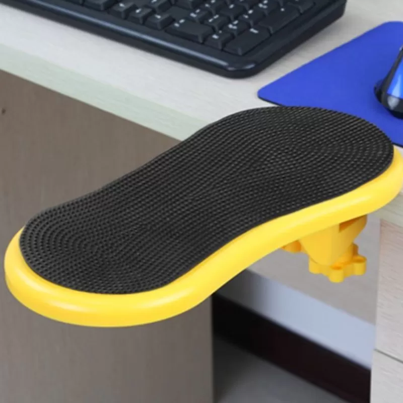 Discount SOC 2021 New Rotating Computer Arm Rest Pad Ergonomic Adjustable PC Wrist Rest Extender Desk Hand Bracket Home Office Mouse Pad