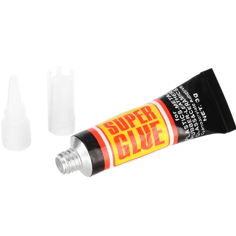 Sale SOC 3-12pcs Liquid Super Glue Wood Rubber Metal Glass Cyanoacrylate Adhesive Stationery Store Nail Gel 502 Instant Strong Bond Leath