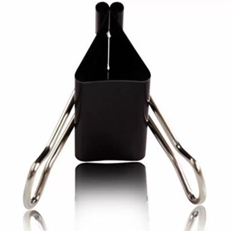Online SOC 36 Pieces/Lot Black Metal Binder Clips 15/19/25/32/41/51mm Notes Letter Paper Clip Office Supplies Binding Securing Clip Product