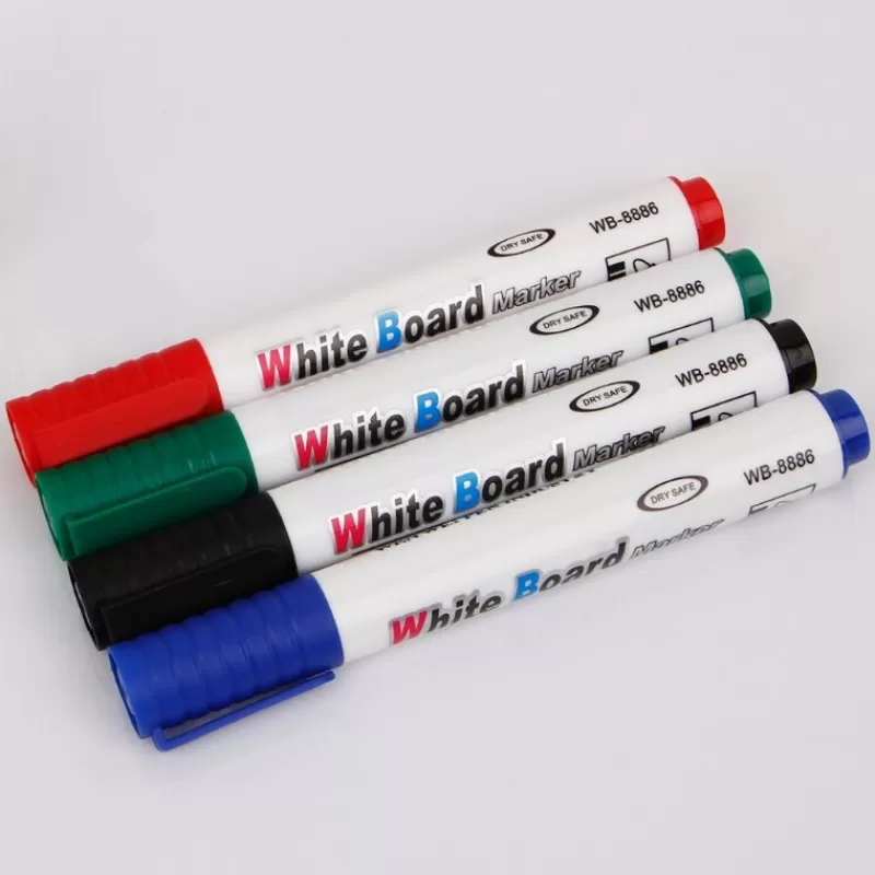 New SOC 4PCS/Set Erasable Whiteboard Marker Pen Environment Friendly Marker Office School Home Drop Shipping