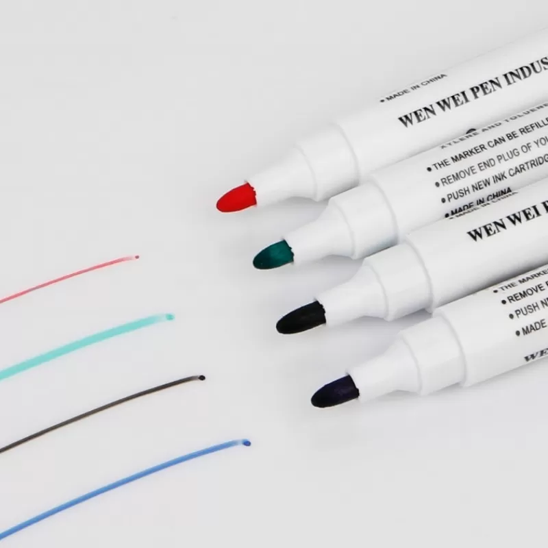 New SOC 4PCS/Set Erasable Whiteboard Marker Pen Environment Friendly Marker Office School Home Drop Shipping
