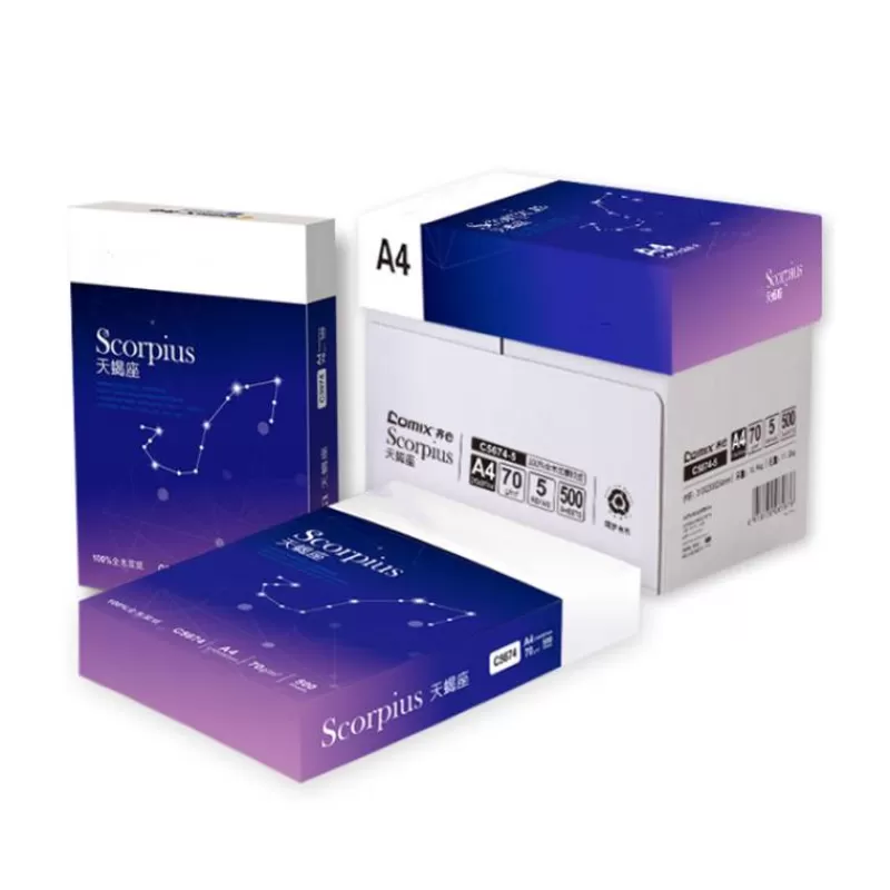 Cheap SOC 500 Sheets A4 Papers Multifunction Copy Paper White Crafts Printer A4 Laser Inkjet Printer Copier A4 Copy Paper Office Supplies