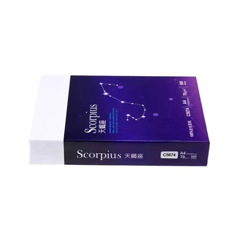 Cheap SOC 500 Sheets A4 Papers Multifunction Copy Paper White Crafts Printer A4 Laser Inkjet Printer Copier A4 Copy Paper Office Supplies