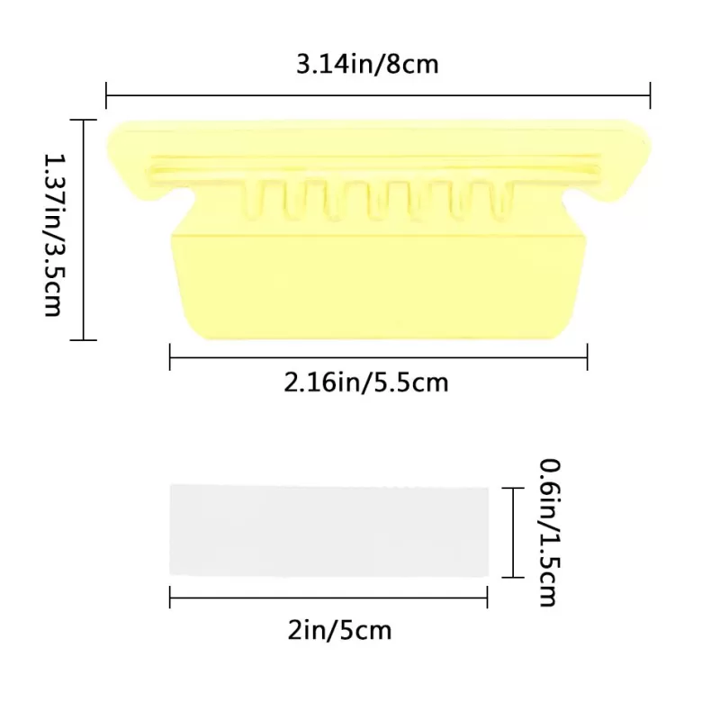 Best SOC 60 PCs File Folder Tabs Hanging File Folder Labels With Blank Inserts 2 Inches Plastic Tabs For Folders Quick Identification
