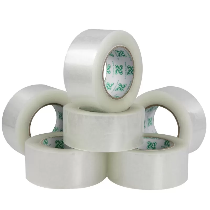 Flash Sale SOC 6 Rolls 48 Mm X100m Transparent Packing Tape BOPP Adhesive For Courier Box Business Package 48mm-x-100m6-roll