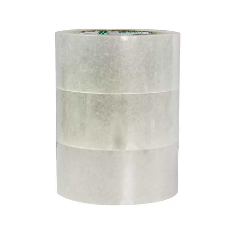 Flash Sale SOC 6 Rolls 48 Mm X100m Transparent Packing Tape BOPP Adhesive For Courier Box Business Package 48mm-x-100m6-roll
