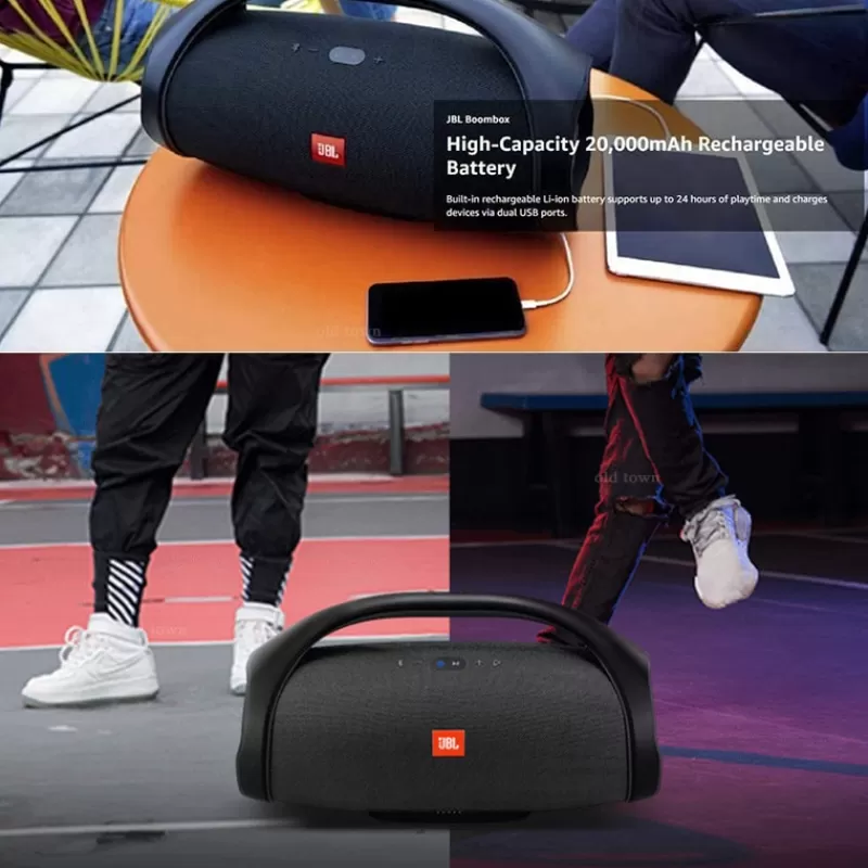 Flash Sale SOC Boombox Boom Box 3 2 Speaker Bluetooth IPX7 Waterproof Sound Deep Partybox Speakers Charge 4 Flip 5 black