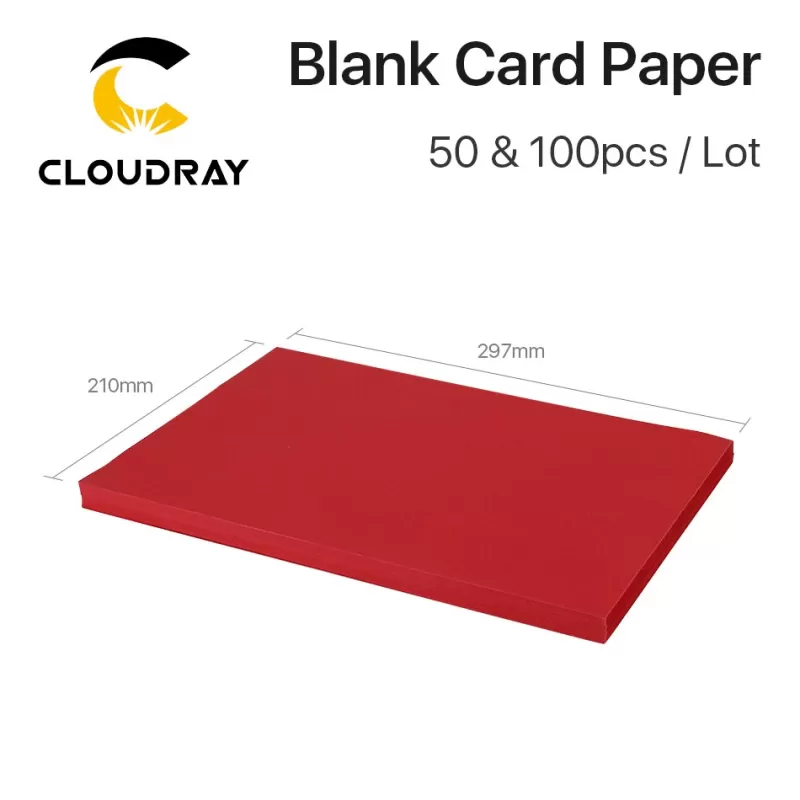 Fashion SOC Cloudray 50/100pcs Laser Engraving Material Blank Card Paper A4 Size Leoni Pattern Cardboard For DIY Paper Cutscissor Cut Design