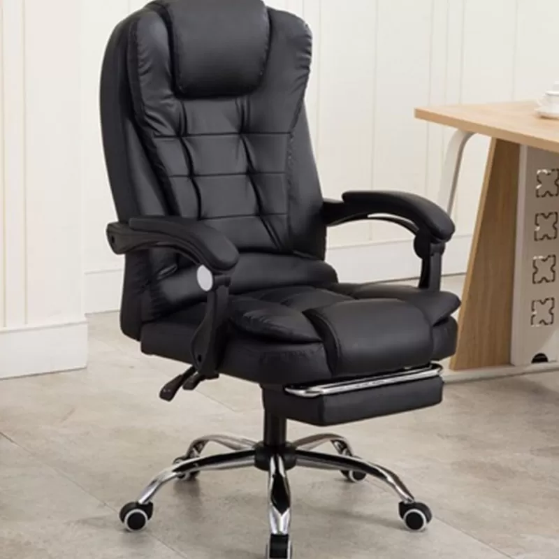 Hot SOC Computer Chaise Gaming Desk Furniture Comfortab Office Armchair Massage Boss Leather Chair Household Lift Foot Rest Swivel Chair