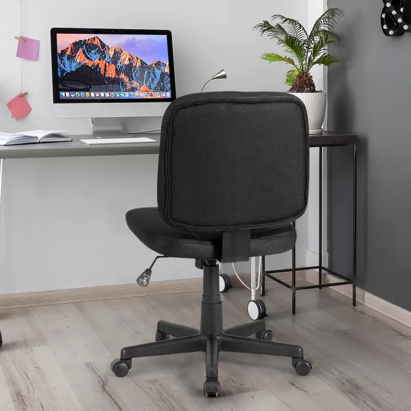 Flash Sale SOC Costway Mesh Computer Chair Low Back Adjustable Task Chair Armless Home Office Furniture 586