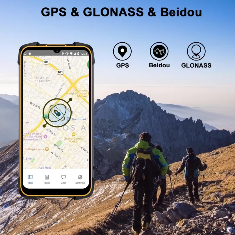Best Sale SOC Cubot KingKong 5 Pro IP68/IP69K Waterproof Smartphone Rugged Phone 8000mAh 48MP Triple Camera Android 11 NFC 64GB Global 4G LTE black-orange