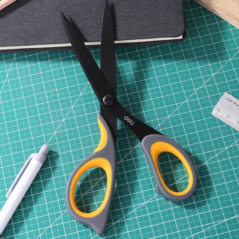 Outlet SOC DELI Utility Knife Scissors Alloy SS Large Scissors Home Office Scissor Hand Craft Scissors Stationery Scissors Tailor Scissors