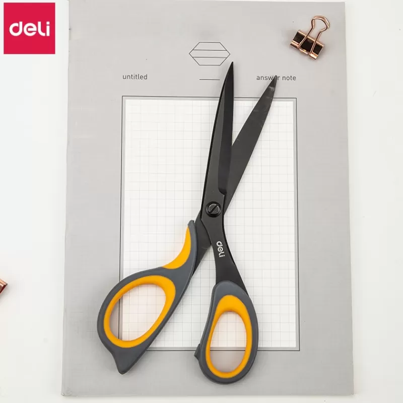 Outlet SOC DELI Utility Knife Scissors Alloy SS Large Scissors Home Office Scissor Hand Craft Scissors Stationery Scissors Tailor Scissors