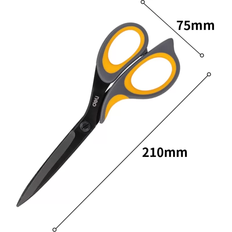 Outlet SOC DELI Utility Knife Scissors Alloy SS Large Scissors Home Office Scissor Hand Craft Scissors Stationery Scissors Tailor Scissors