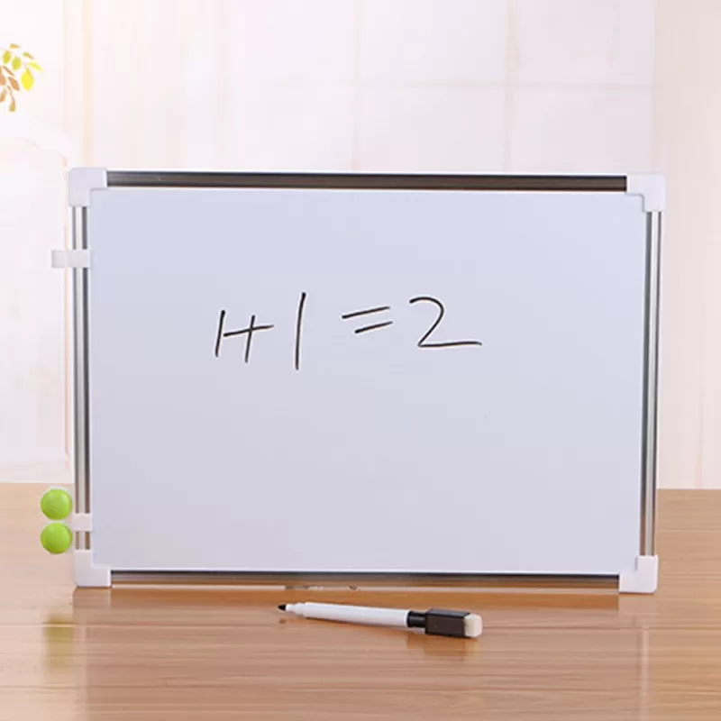 Hot SOC Double Side Magnetic Whiteboard Office School Dry Erase Writing Board Pen Magnets Buttons