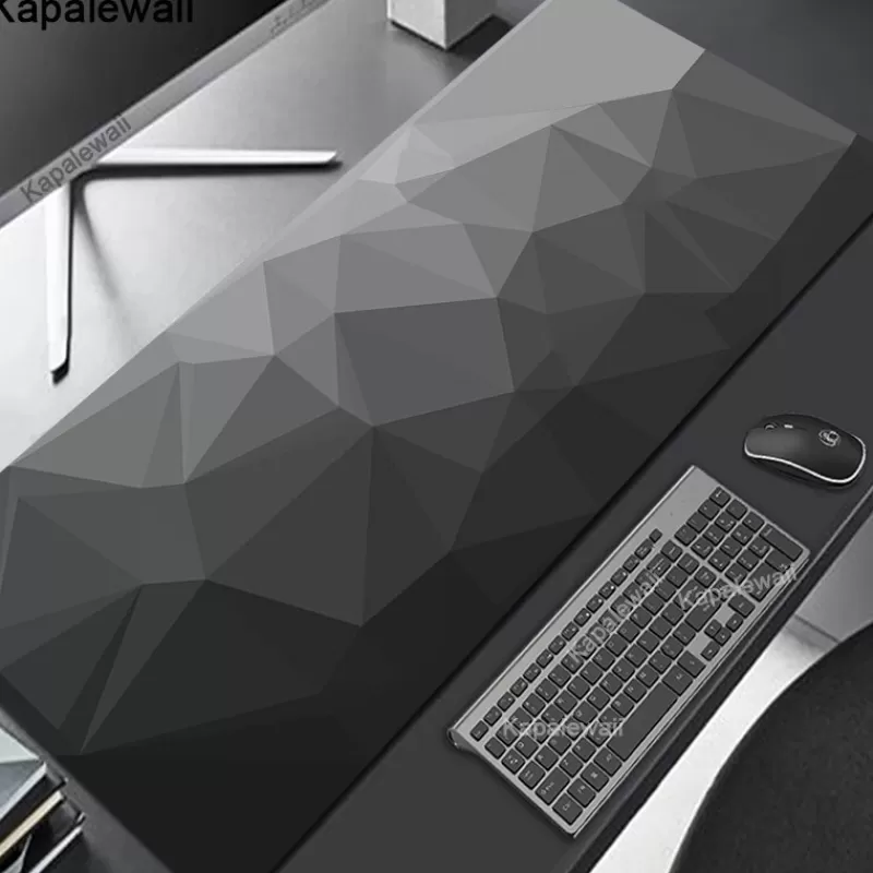 Clearance SOC Geometric Art Mouse Pad Large Carpet Non-slip Desktop Table Mat Student Desk Mat Cherry Blossom Mousepad XXL Office Accessories