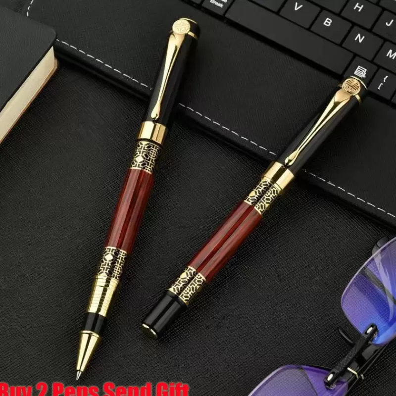 Best SOC High Quality Full Metal Roller Ballpoint Pen Office Executive Business Men Signature Writing Pen Buy 2 Send Gift