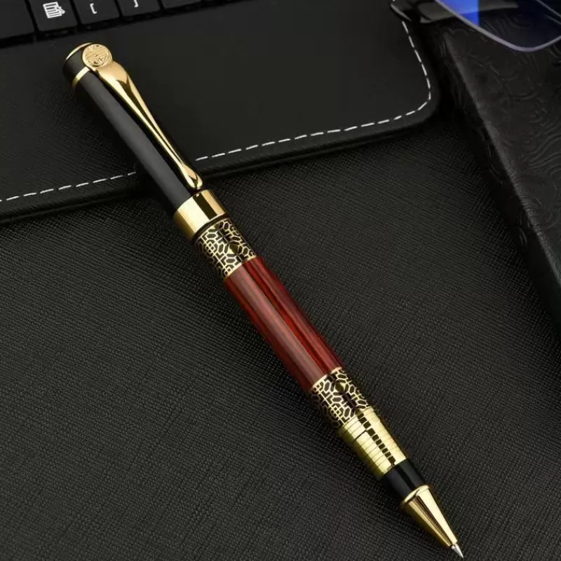 Best SOC High Quality Full Metal Roller Ballpoint Pen Office Executive Business Men Signature Writing Pen Buy 2 Send Gift