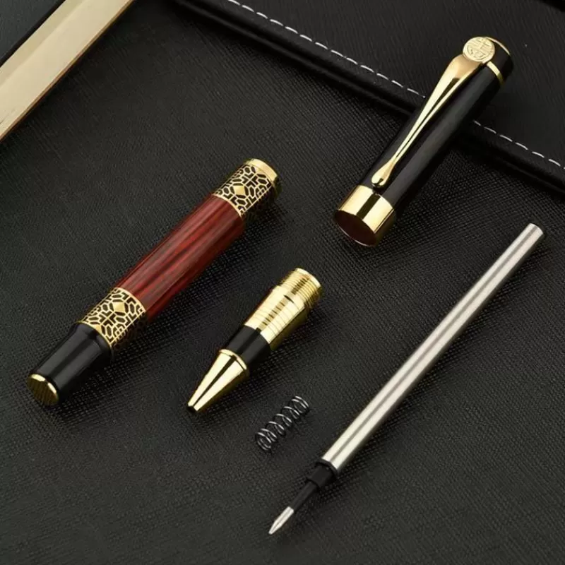 Best SOC High Quality Full Metal Roller Ballpoint Pen Office Executive Business Men Signature Writing Pen Buy 2 Send Gift
