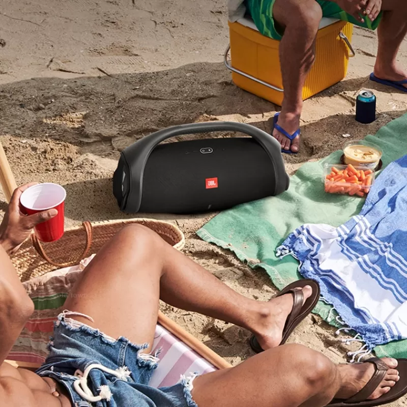 Flash Sale SOC JBL Boombox 2 Portable Wireless Bluetooth Speaker IPX7 Boom Box Waterproof Loudspeaker Dynamics Music Subwoofer Outdoor Stereo black
