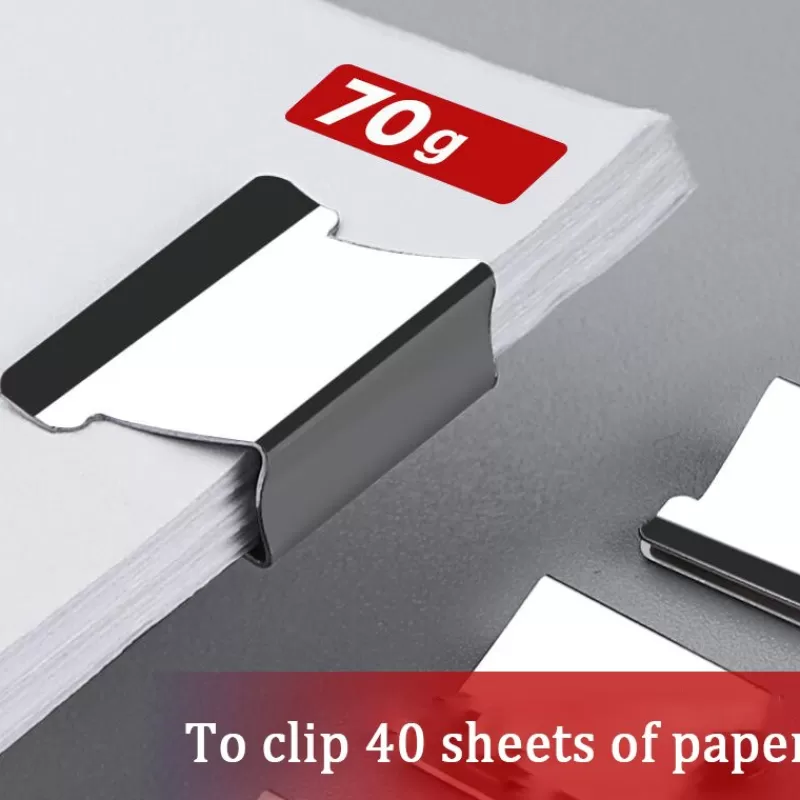 Online SOC Metal Clip Push Staple Remover Paper Fixing Organizing Stapler Reusable Push Clamp Not Damage Paper Binding File Paper Clip Push