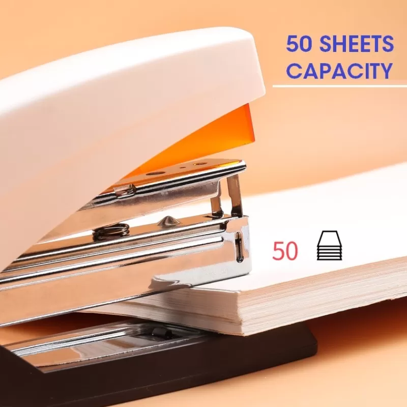 Store SOC M&G 25/50/70 Sheets Effortless Stapler Paper Book Binding Stapling Machine School Office Supplies Stationery Accessories Staples