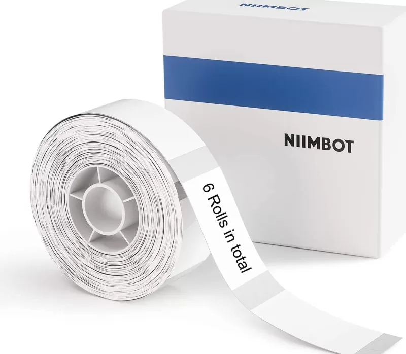 Best Sale SOC Niimbot D11 D110 D101 Label Paper Sticker Tape Waterproof Anti-Oil Price Label Pure Color Scratch-Resistant Label Sticker