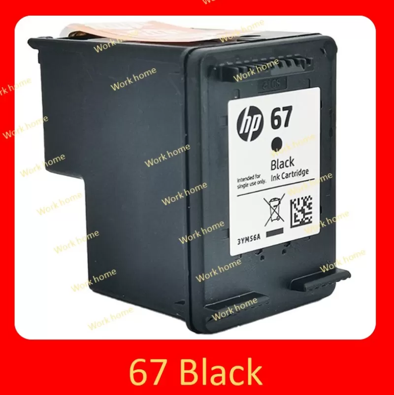 Clearance SOC Original Genuine HP 67 Black Colour Ink Cartridge For 6052 6055 6058 6075 6452 6455 6458 1255 2732 2752 2755 4140 4152