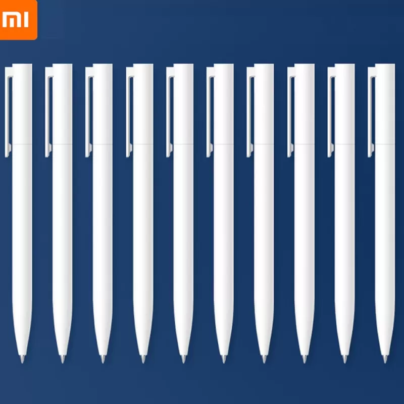Sale SOC Original Xiaomi Pen Mi Gel Pen Writing Smooth Light Grip Mijia Press The Core 0.5mm Replacement Blue Black Red Refills