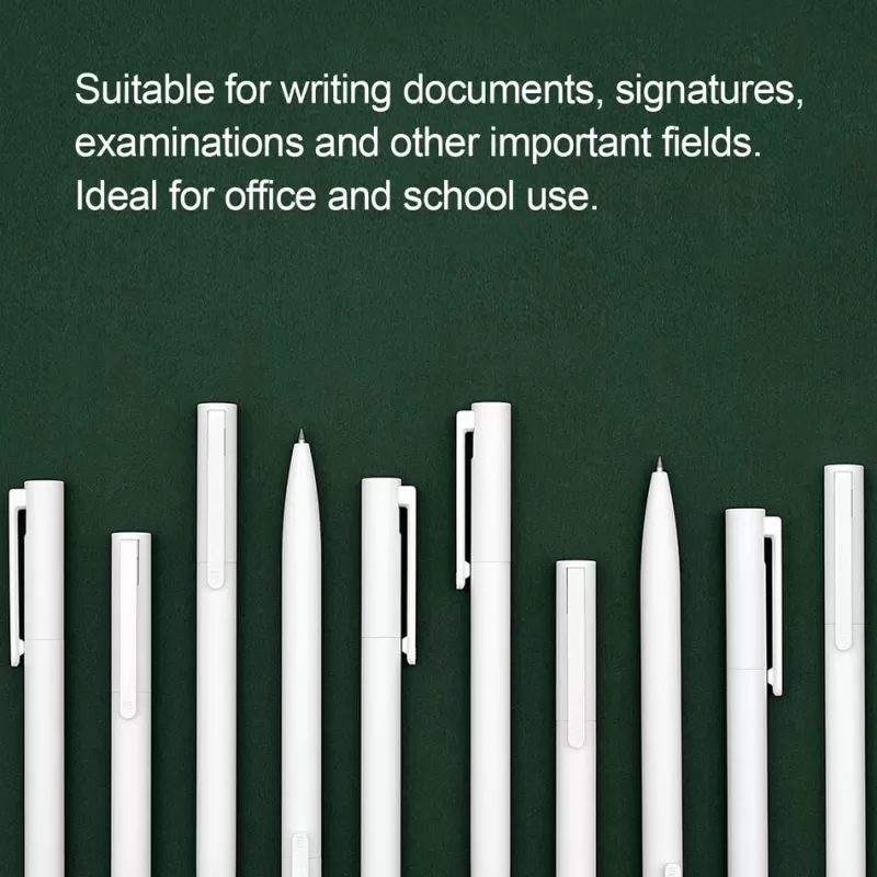 Sale SOC Original Xiaomi Pen Mi Gel Pen Writing Smooth Light Grip Mijia Press The Core 0.5mm Replacement Blue Black Red Refills