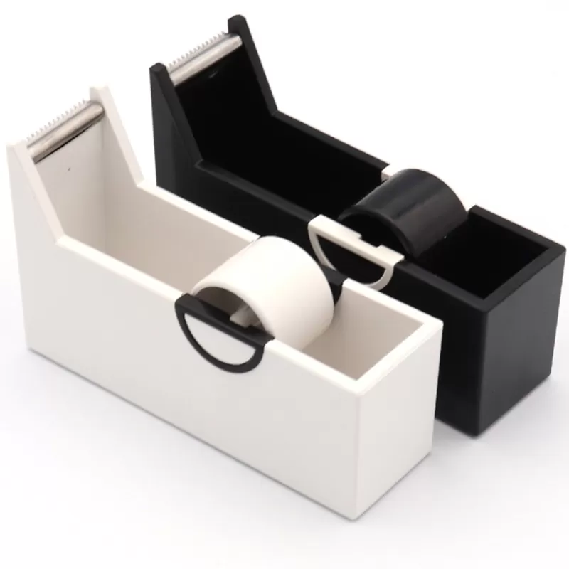 Cheap SOC Plastic Adhesive Roller Tape Holder Eyelashes Extension Tape Dispenser Tape Cutter Manual DIY Packing Tools Sealing Machine