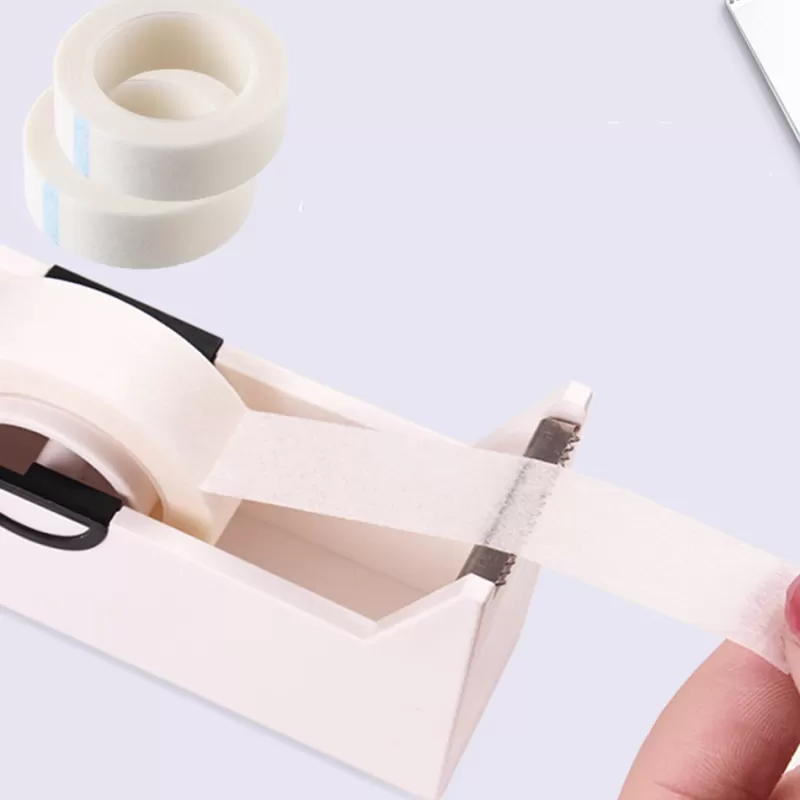 Cheap SOC Plastic Adhesive Roller Tape Holder Eyelashes Extension Tape Dispenser Tape Cutter Manual DIY Packing Tools Sealing Machine