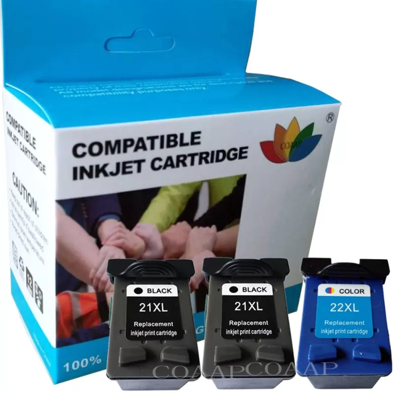 Best SOC Refilled Ink Cartridge For HP 21 22 XL Deskjet D1560 D2360 F2180 F4140 F2187 F2224 F2280 F2290 F4172 F4180 F4190 Printer