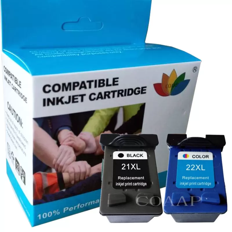 Best SOC Refilled Ink Cartridge For HP 21 22 XL Deskjet D1560 D2360 F2180 F4140 F2187 F2224 F2280 F2290 F4172 F4180 F4190 Printer