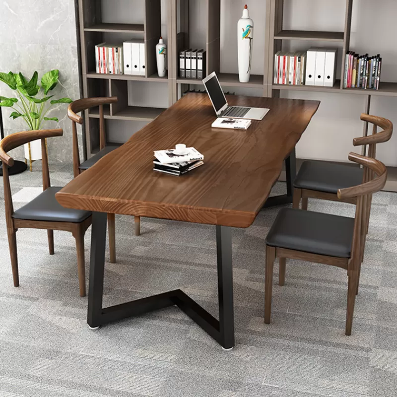 Clearance SOC Solid Wood Desk American Simple Modern Desktop Home Computer Desk Student Desk Chair Computer Office Desk Office Furniture
