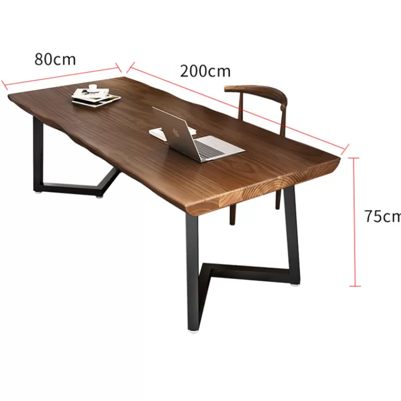 Clearance SOC Solid Wood Desk American Simple Modern Desktop Home Computer Desk Student Desk Chair Computer Office Desk Office Furniture