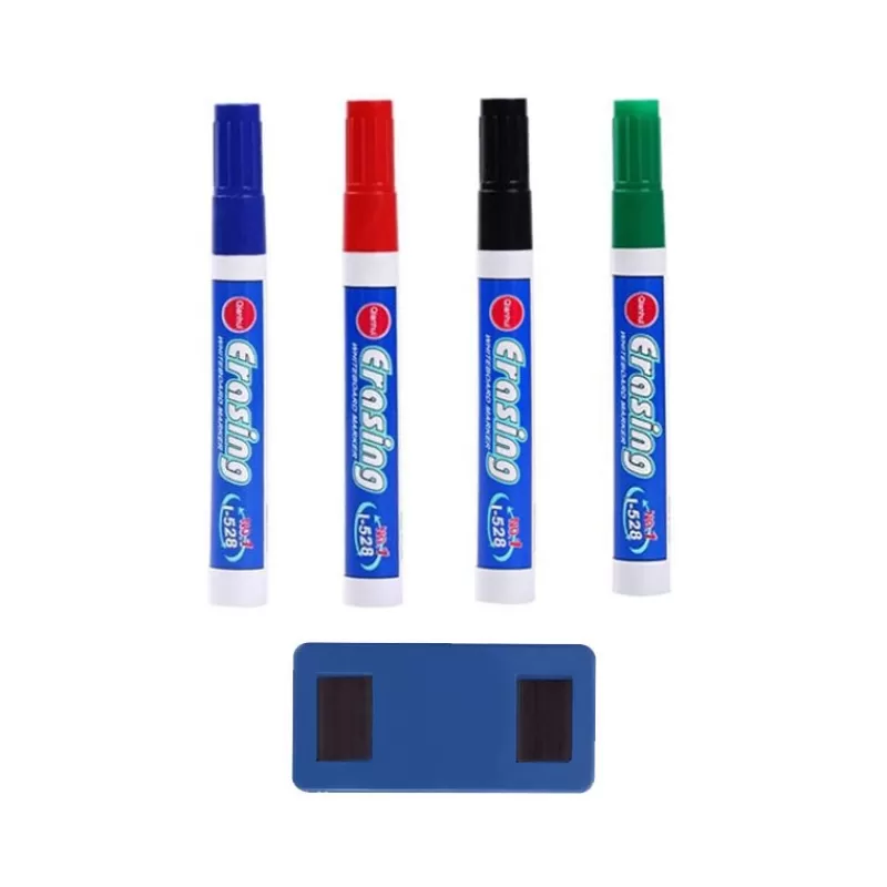 Cheap SOC Whiteboard Markers Pen Blue Black Red Green Board Marker Magnetic Blackboard Erasable Pens Dry Erase Eraser For 2021 School
