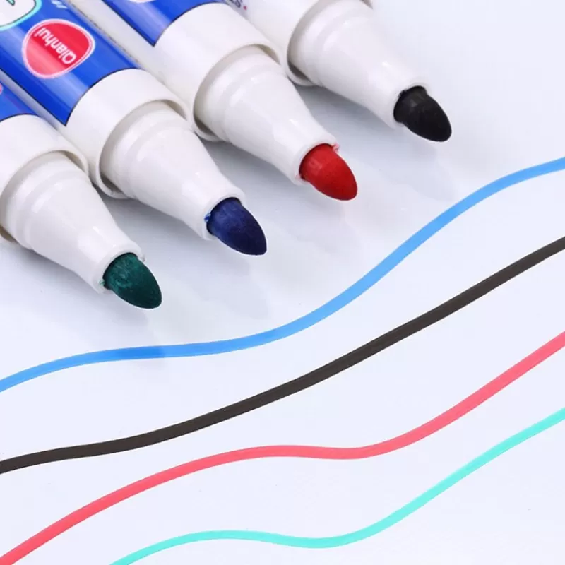 Cheap SOC Whiteboard Markers Pen Blue Black Red Green Board Marker Magnetic Blackboard Erasable Pens Dry Erase Eraser For 2021 School
